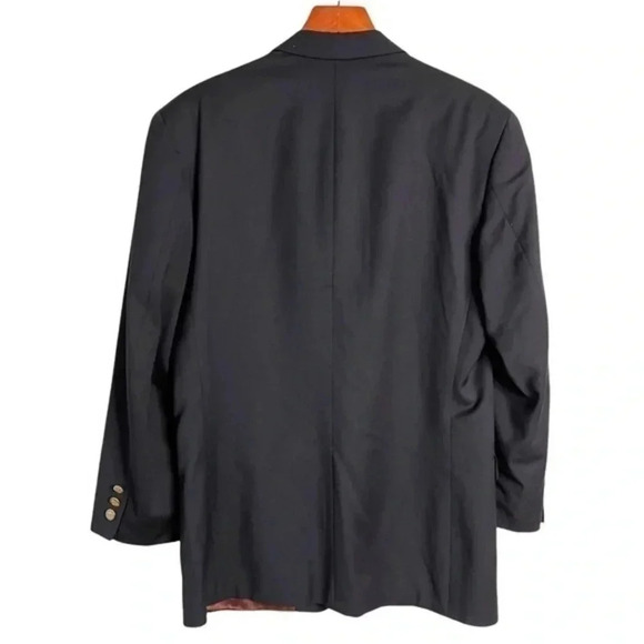 Fiori Pure Wool Sports Coat Blazer in Black Sz 40R - Picture 4 of 11